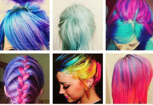 Цветные спреи для волос