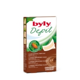 Byly Depil Chocolate Восковые полоски для депиляции тела Шоколад 12 шт