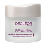 Decleor Hydra Floral Multi-Protection Creme Riche 24h Крем обогащенный увлажняющий 24ч