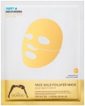 THE OOZOO Face Gold Foilayer Mask Золота маска из 3-х слоев с термоэффектом и аквапорином 1 штука