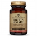 Solgar Biotin 1000 мкг Биотин Солгар, 100 капсул