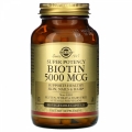Solgar Biotin 5000 мкг Солгар Биотин, 100 капсул